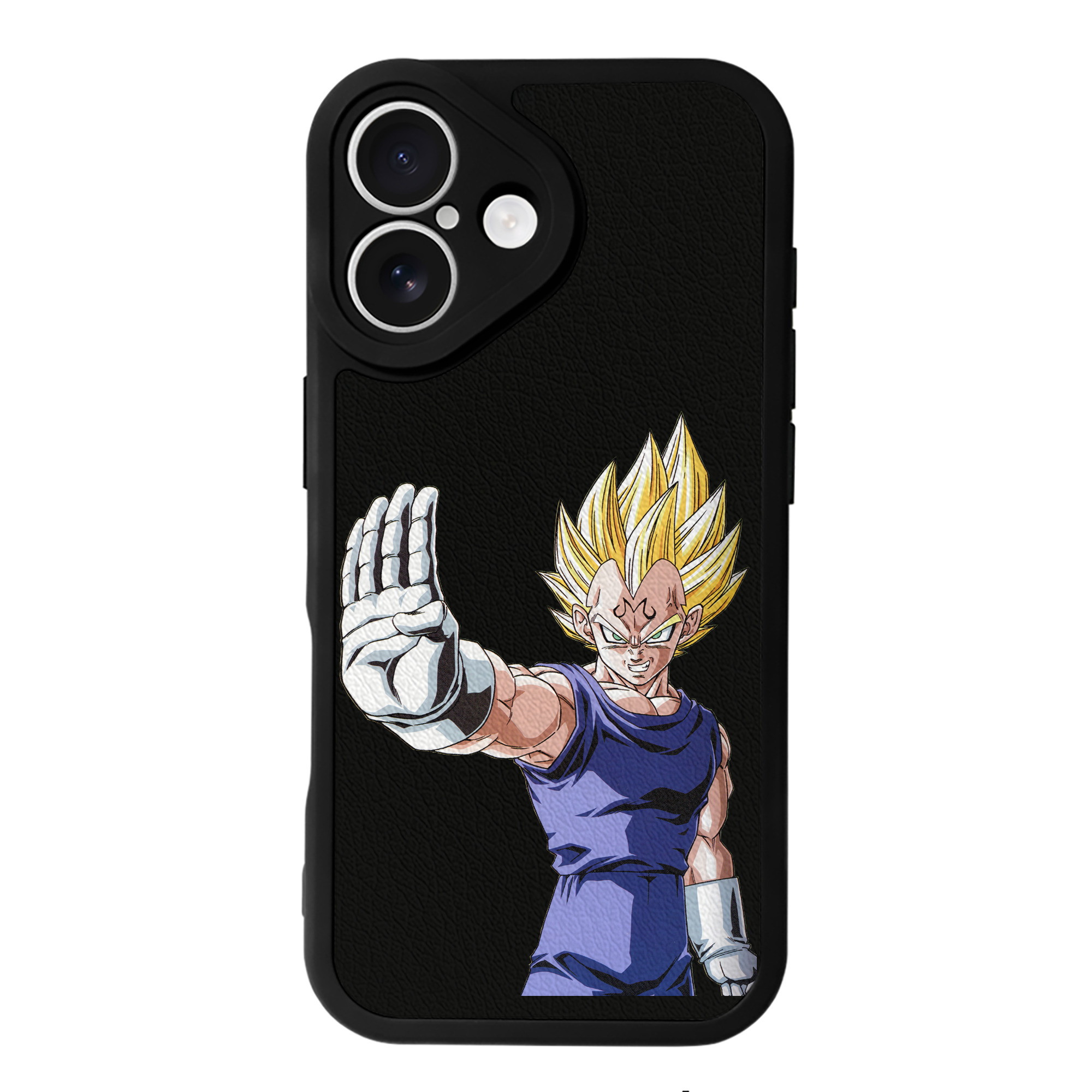 （画像用） ドラゴンボール ベジータ四世（Bejīta Yonsei）DRAGON BALL Vegeta IV 【iPhone 16シリーズ対応】シリコンスマホケース（レザー調） 材質：シリコン